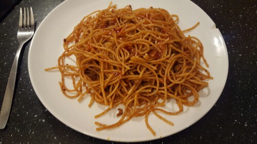 365 plates #21 Spaghetti