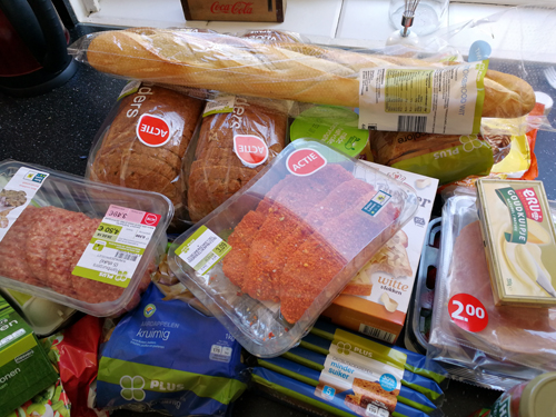 Bij Zus’ boodschappenwagen – boodschappen shoplog