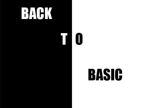 Even back to basic in de bovenkamer van mij