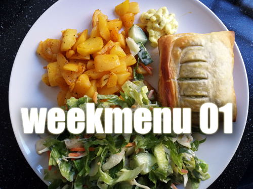 Weekmenu 01 – lekker gevarieerd gegeten