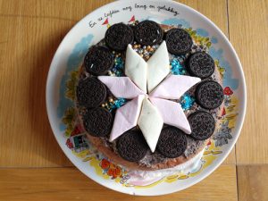 vrolijke oreo cake