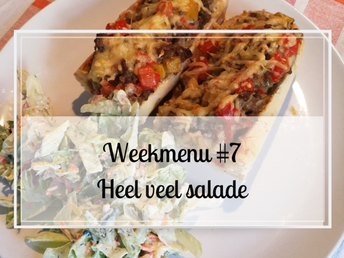 Weekmenu #7 Heel veel salade