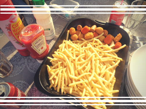 schaal friet