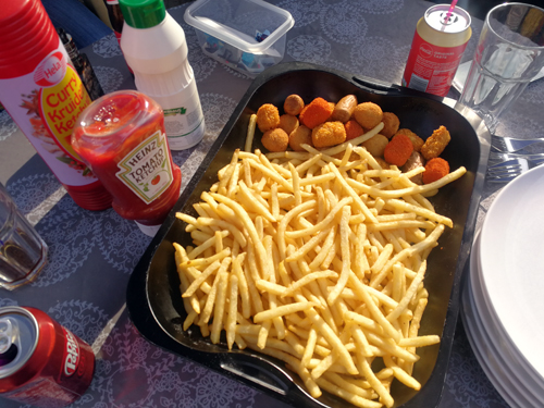 schaal friet