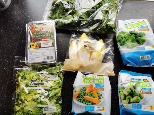 weekboodschappen groente