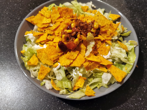 nacho salade