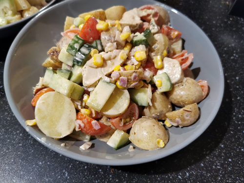 nacho salade