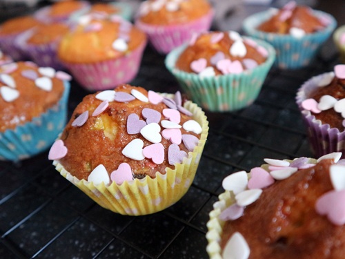Valentijns cupcakea