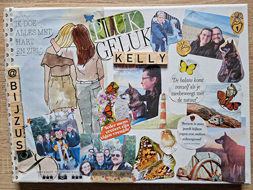 Workshop vision board maken Kelly Caresse Club