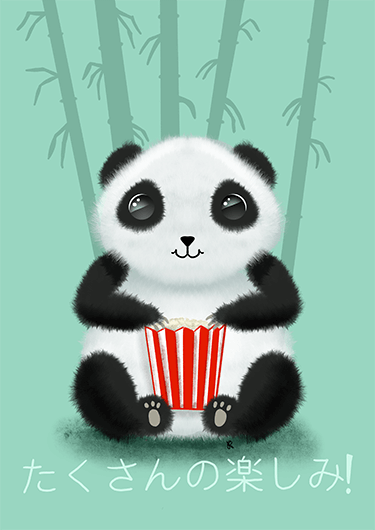 panda tekening september