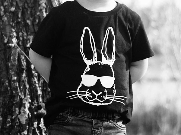 cadeau gepersonaliseerd t-shirt konijn